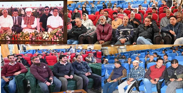Farmers participate in marking release of 24th Instalment of PM-KISAN at Kulgam