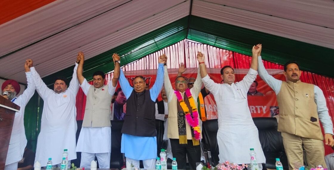 “Farooq–Omar Broke Promises, Now Playing Cultural Victim Card”, Says  Tarun Chugh At B’la Rally