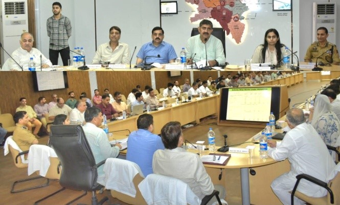 Fast Track Dev Project: MP Jugal Kishore tells officers at Reasi DISHA meet