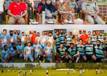 District Admin Bandipora defeats Legends FC in exhibition match