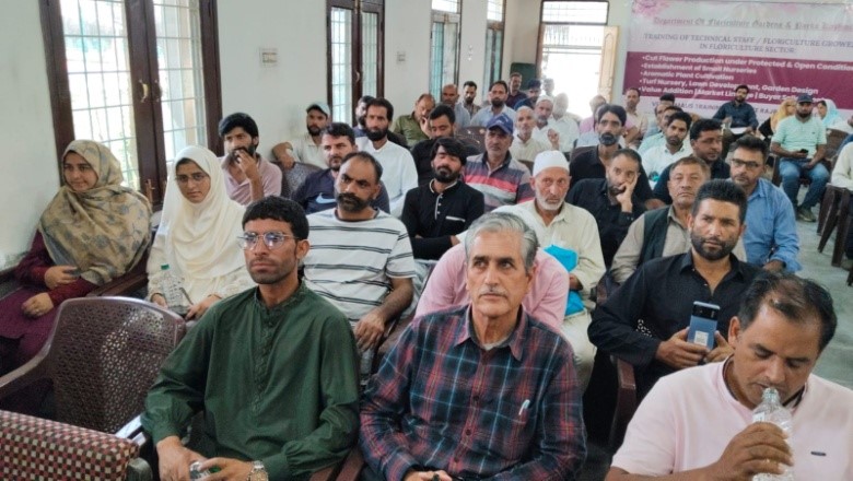 Floriculture deptt sets up training institute to boost commercial floriculture