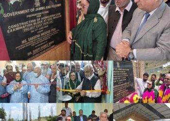 Sakeena Itoo boosts healthcare, education infra in Beerwah Constituency