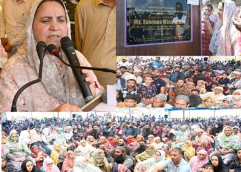 SakeenaItoo visits Nandimarg, holds Public Darbar