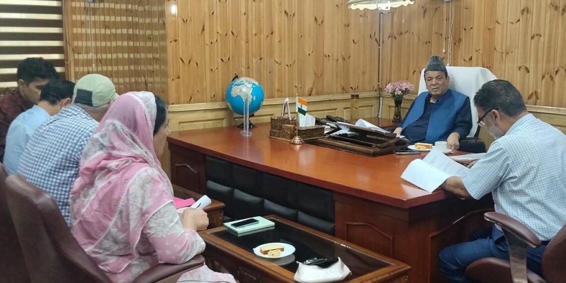 Speaker Reviews HDF and RKS Fund Utilization for Healthcare Services in Charar-i-Sharief