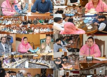 Sakeena Itoo extensively tours South Kashmir distts