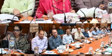Sakeena Itoo reviews progress of SASCI, CAPEX, other flagship schemes across Health, Social Welfare, Education deptts