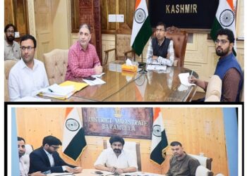 Div Com Kashmir reviews progress on Compassionate Appointment Cases, SVAMITA, Agri Stack