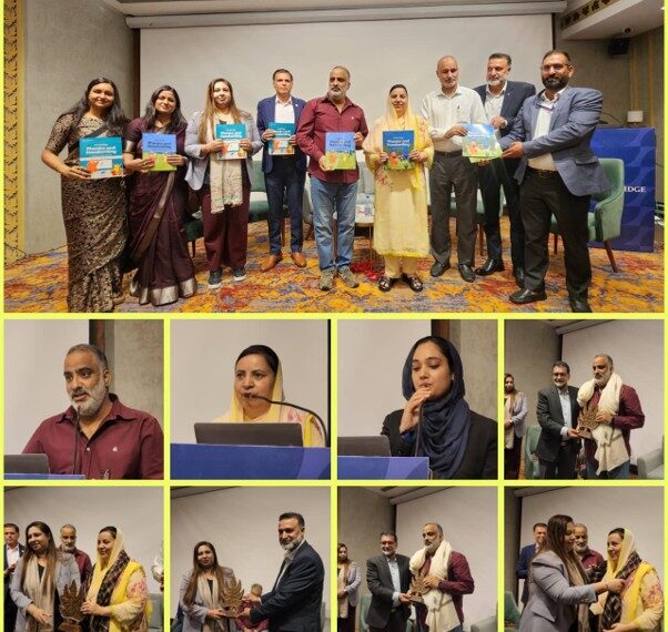 Sakeena Itoo launches Cambridge Phonics & Handwriting Prog in Srinagar