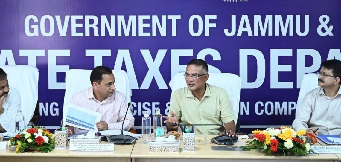 Shailendra Kumar chairs review meeting of State Taxes Department