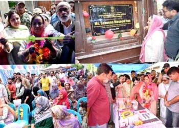 Sakeena Itoo lays foundation stone for school infra projects in Kulgam