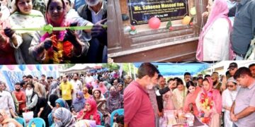 Sakeena Itoo lays foundation stone for school infra projects in Kulgam