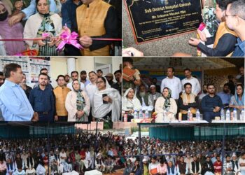 Health Minister dedicates 50 bedded Sub-District Hospital Qaimoh to public