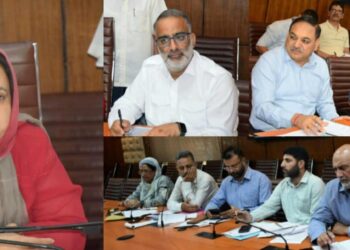 Sakeena Itoo reviews developmental scenario of Hazratbal Constituency