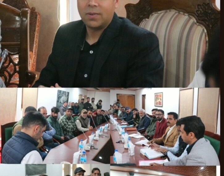 DC Ang holds meeting with Service Providers, for smooth conduct of Amarnath Yatra