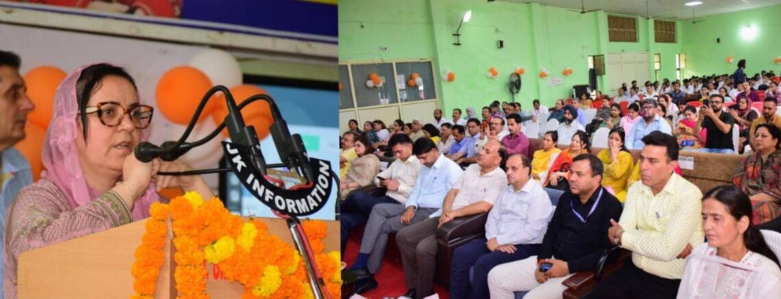 Sakeena Itoo presides renaming ceremony of GBHSS Gandhinagar at Jammu