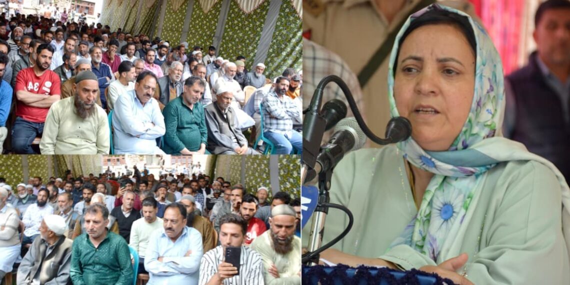 Equitable, inclusive development across J&K priority of Govt: Sakeena Itoo