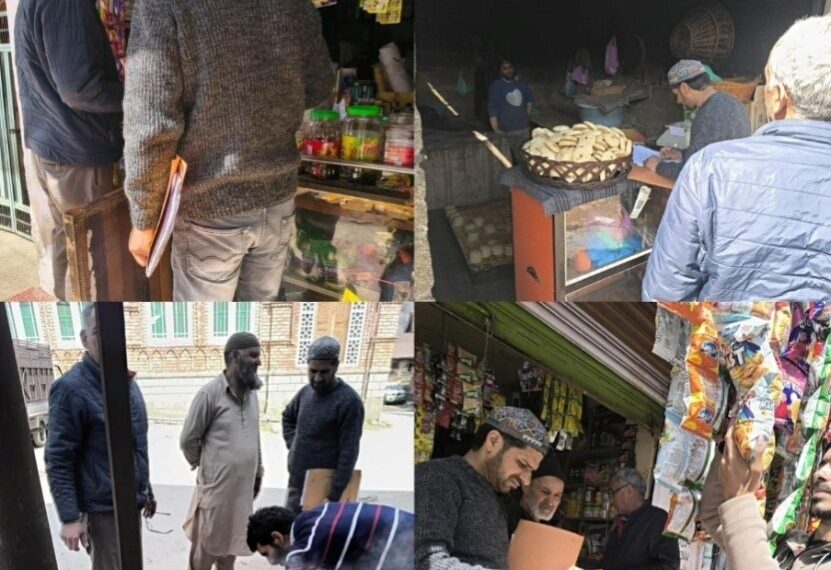 Food Safety Deptt conducts intensive market inspection in Shopian ahead of Eid-ul-Fitr