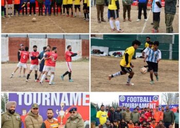 Police organises football tournament under civic action Prog in B’gam