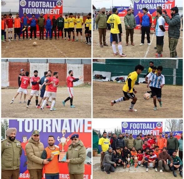 Police organises football tournament under civic action Prog in B’gam