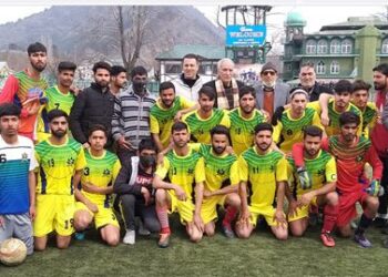 Ist Annual Football Championship resumes in Srinagar