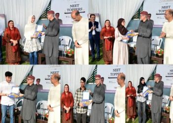 CM Omar felicitates J&K’s four NEET toppers