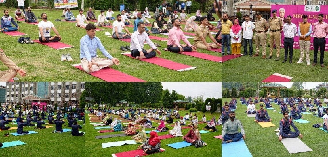 NMBA@100: Ganderbal unrolls Mat against Drugs by convening Mass Yoga session