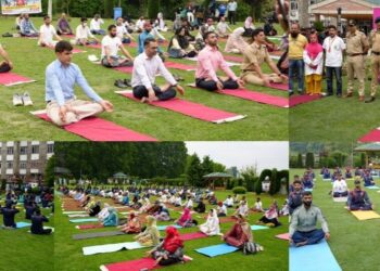 NMBA@100: Ganderbal unrolls Mat against Drugs by convening Mass Yoga session