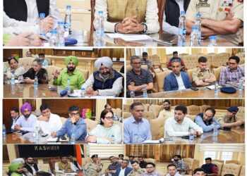 Anshul Garg reviews arrangements for NCC National Integration Camp under “Ek Bharat Shreshtha Bharat”