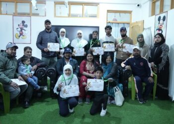 Gateball Exhibition Match & Felicitation Ceremony Held at DPMS Gasoo, Srinagar
