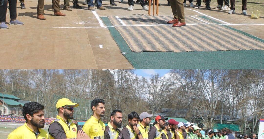 Police Launch Martyr Insp. Mushtaq Ahmad Baba T-20 Tournament in G’bal