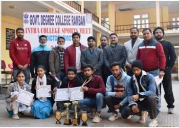 GDC Ramban hosts First Intra-College Badminton Rolling Trophy