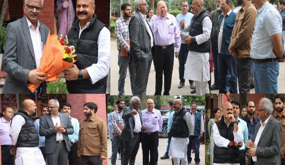 MLA Yudhvir Sethi Visits GGM Science College, Assures Support for Infra Upgrade