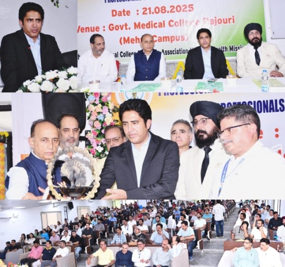 GMC Rajouri, NHM J&K organise Professional Dev Prog for healthcare staff