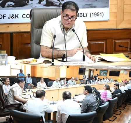 Gurezi reviews key issues on forest conservation, community rights, infra in J&K