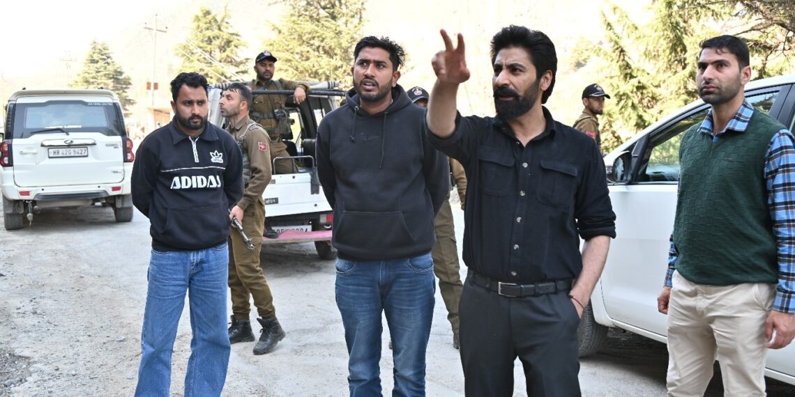 S.F. Hamid conducts on-site inspection of widening work along Bla-Uri stretch of NH1