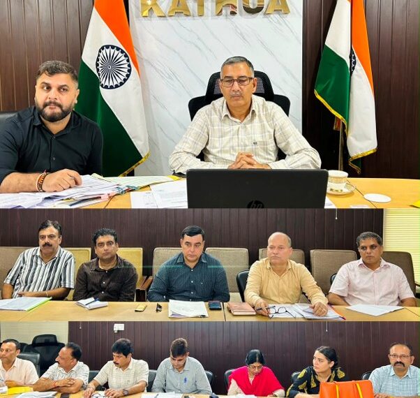 DC Kathua Reviews HADP, JKCIP Progress