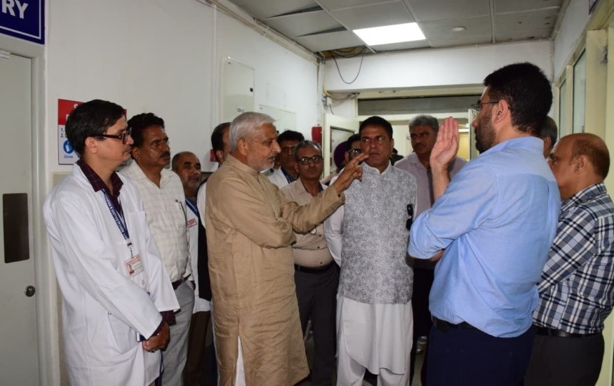 Committee on Public Accounts visits healthcare institutions in Jammu city