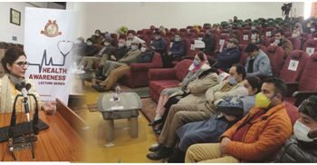 Health awareness lecture series continues at KU Srinagar