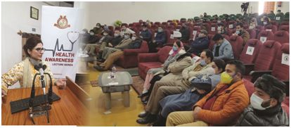 Health awareness lecture series continues at KU Srinagar