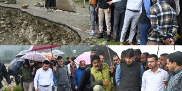 Heavy Rains: DC Kulgam Assesses High-Risk Flood Zones