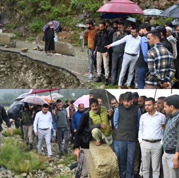 Heavy Rains: DC Kulgam Assesses High-Risk Flood Zones