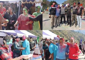 HQ 84 Bn Central Reserve Police Force celebrates Holi
