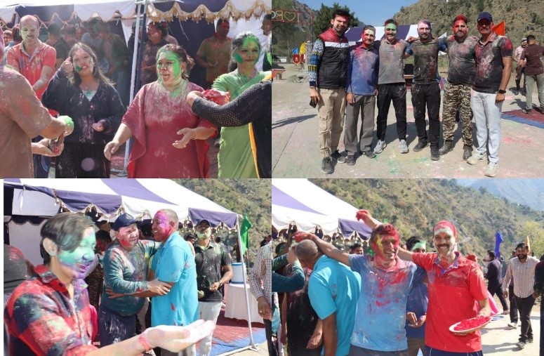 HQ 84 Bn Central Reserve Police Force celebrates Holi