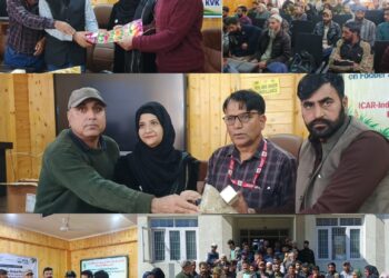ICAR-IGFRI Trains 65 Tribal Farmers in Fodder Management in Kupwara