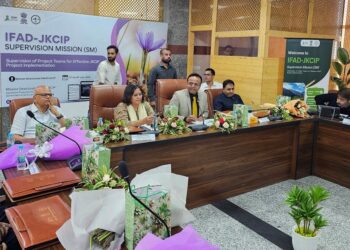 IFAD Supervision Mission for JKCIP commences  in Srinagar