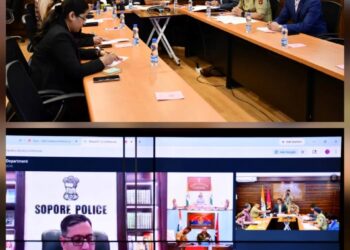 IGP Kashmir, Div Com Kashmir Co-Chair meeting at PCR Kashmir