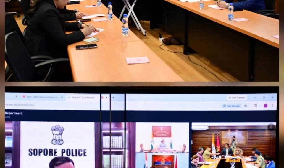 IGP Kashmir, Div Com Kashmir Co-Chair meeting at PCR Kashmir