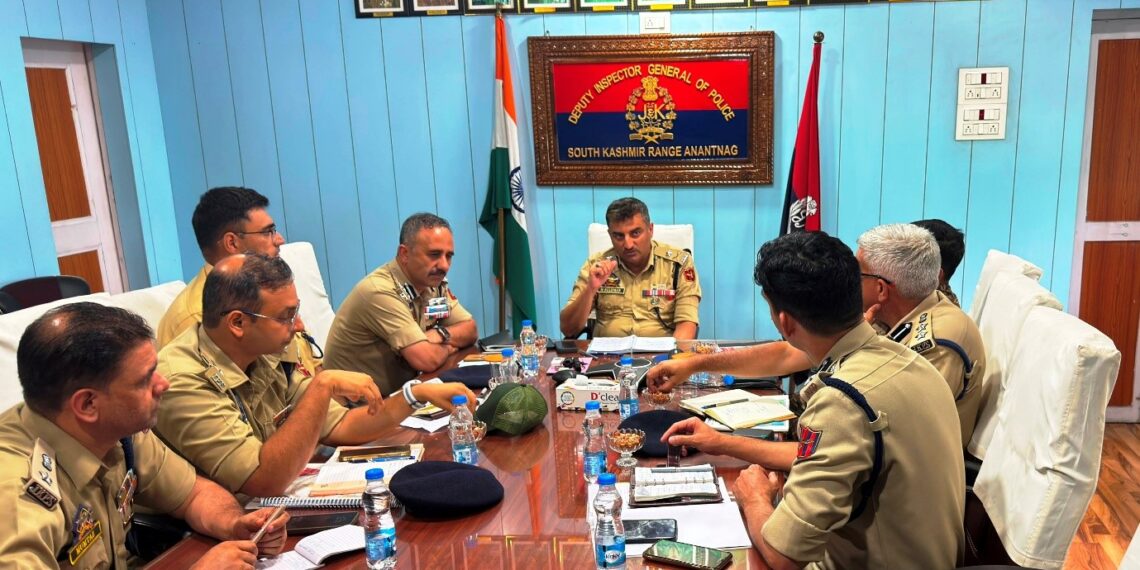 IGP Traffic chairs review meeting to finalize Traffic Management Arrangements for Amarnath Yatra