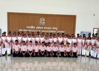 IIM Jammu Welcomes MV Int’l School for an Immersive Learning, Academic Exposure