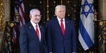 Netanyahu urged Trump to sustain pressure on Iran militarily during meeting, expressed heavy doubts over diplomacy